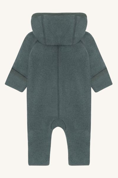 Hust&Claire - HCMevi Hood Wool/ Wollfleeceoverall Balsam/green